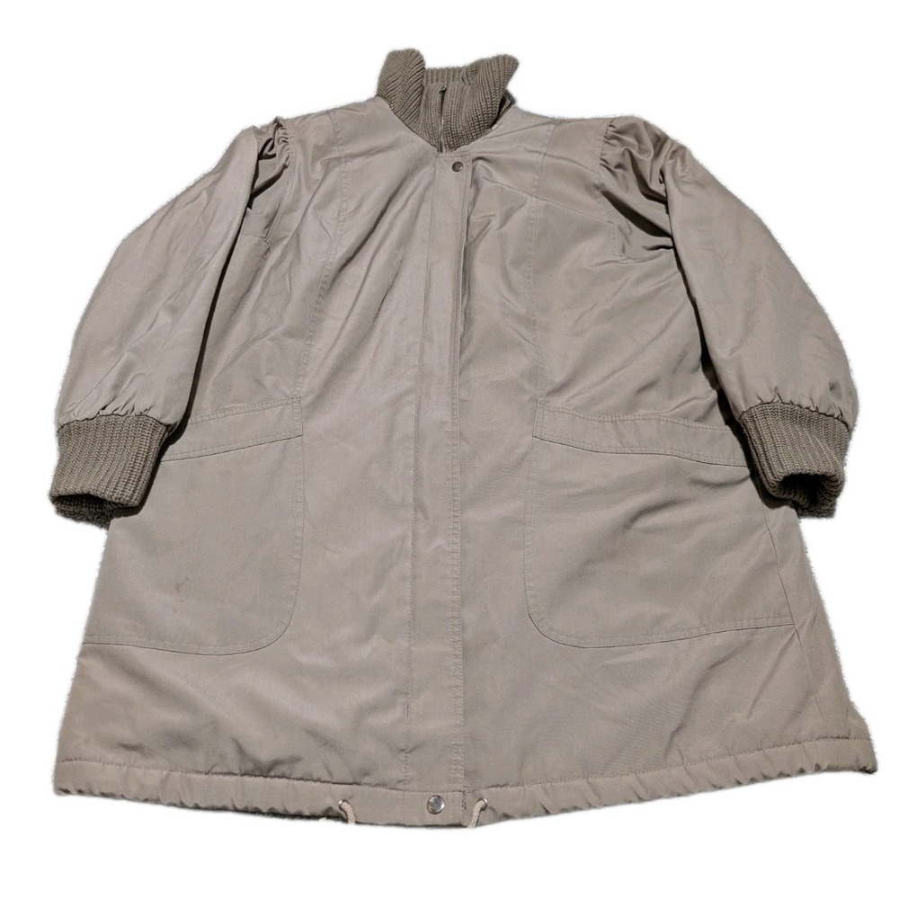 Vintage JC Penney Windsor Bay Size Large Winter Jacket Beige